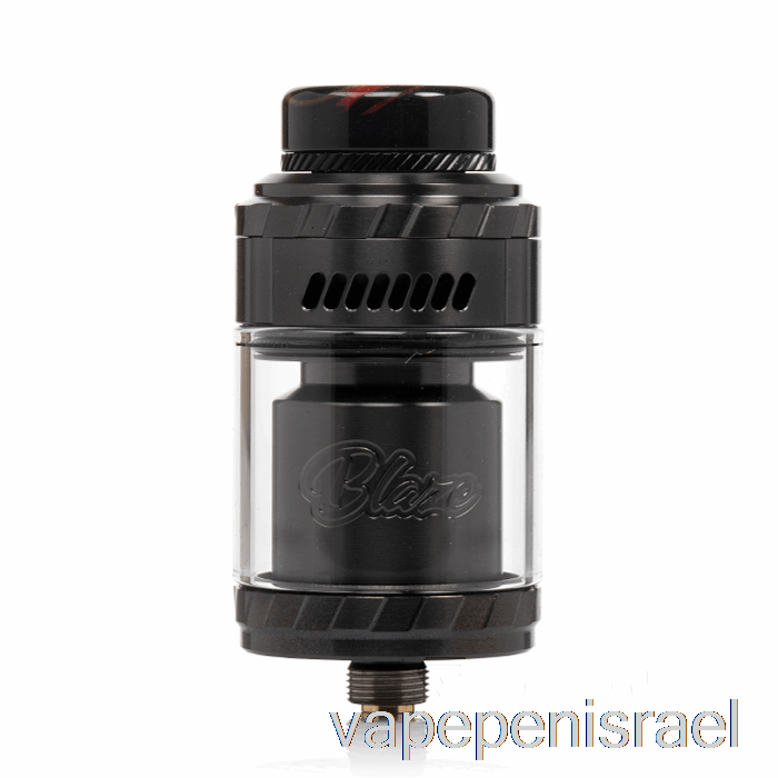 חד פעמי Vape Israel Thunderhead Creations Blaze Solo 25mm Rta Gunmetal